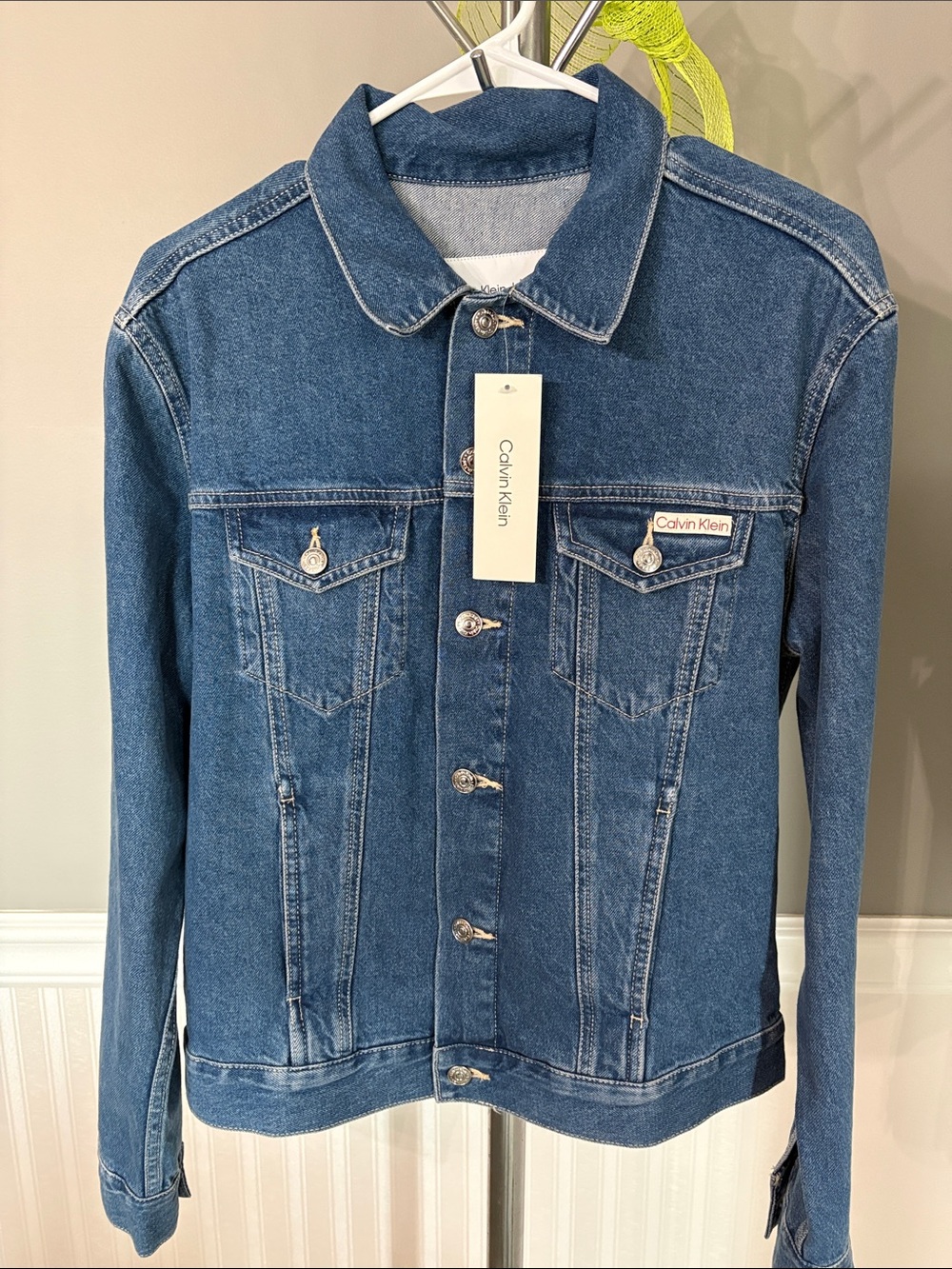 Calvin Klein Medium Blue Denim Trucker Jacket